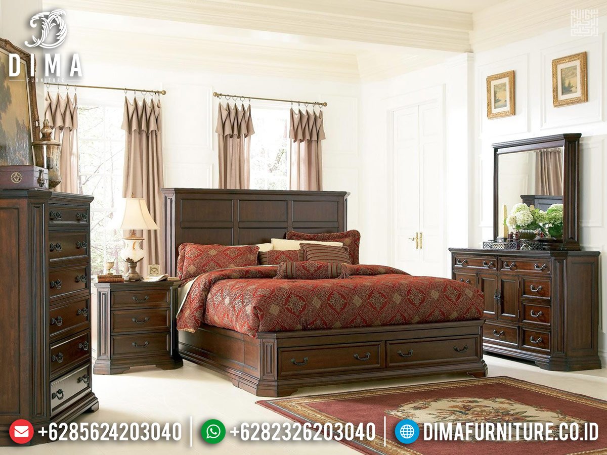 Dipan Ranjang Jati Tempat Tidur Natural Laci Klasik TTJ-0257 Dipan Ranjang Jati Tempat Tidur Natural Laci Klasik TTJ-0257
