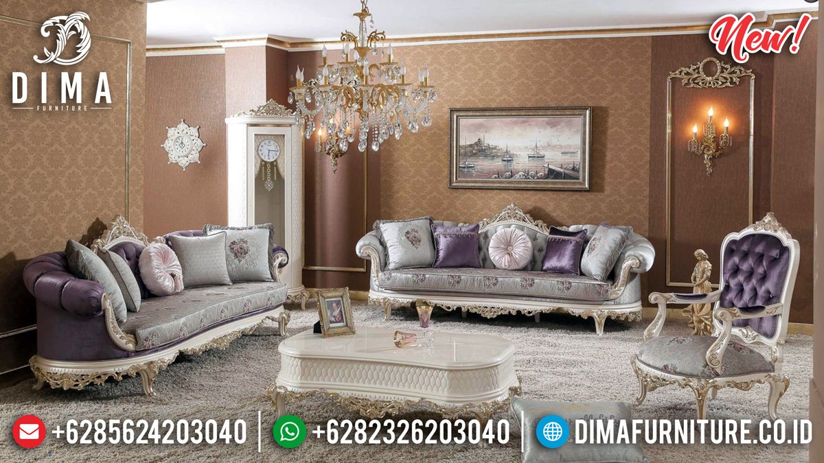 New Models Sofa Tamu Mewah Luxurian Italy Style TTJ-0249 New Models Sofa Tamu Mewah Luxurian Italy Style TTJ-0249