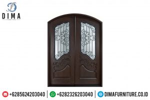 Model Pintu Rumah Utama Mewah Jati Natural New Design 2020 TTJ-0509