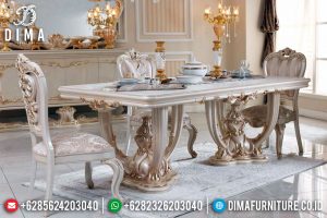 Harga Meja Makan Mewah Ukiran Classic Furniture Jepara TTJ-0576