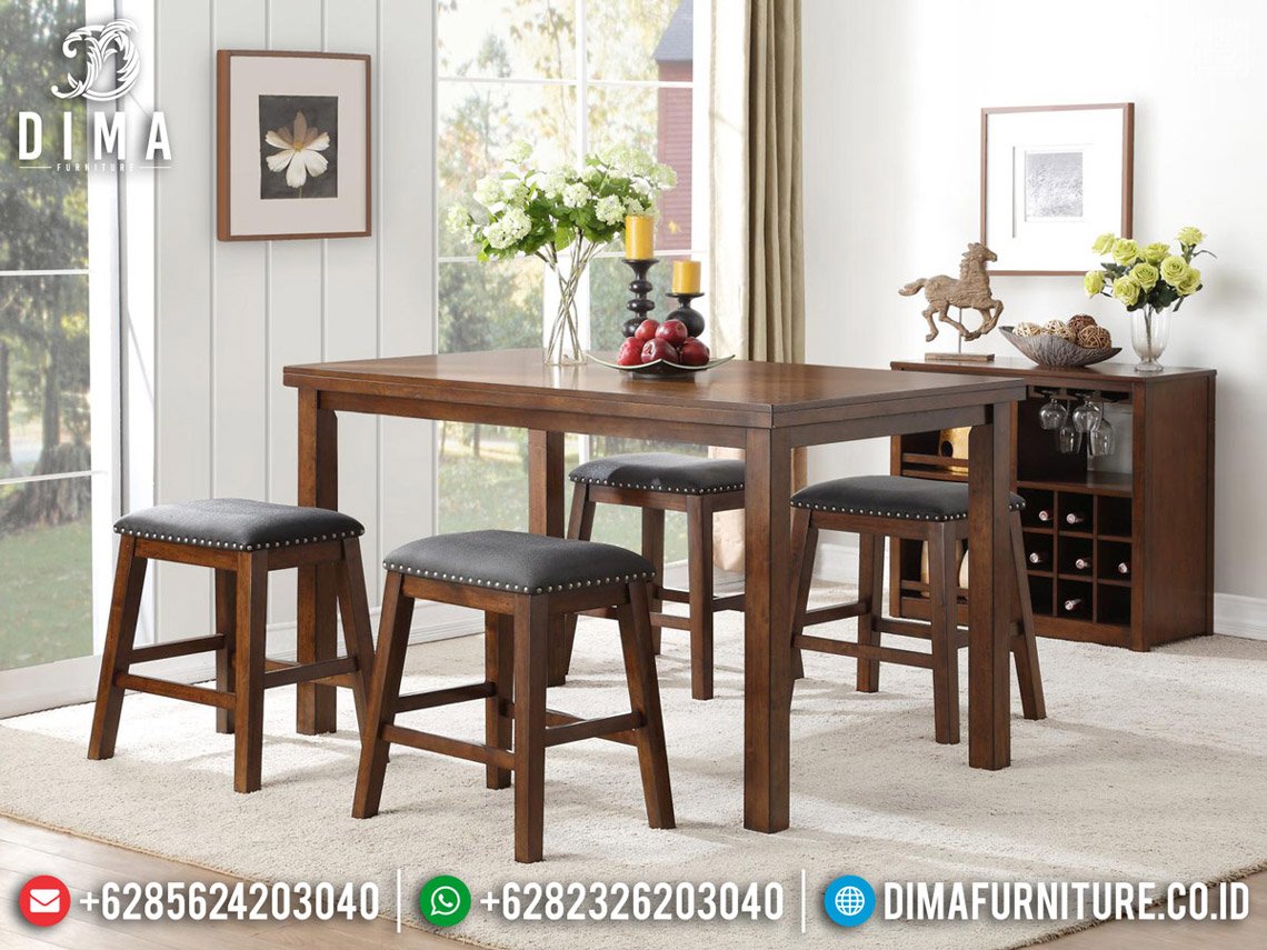 Jual Meja Makan Minimalis Jati Classic Natural Konsep Kitchen Set Area TTJ-0550 Jual Meja Makan Minimalis Jati Classic Natural Konsep Kitchen Set Area TTJ-0550