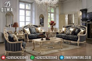 Luxury Furniture Jepara Sofa Tamu Mewah Golden Glossy Ukiran Klasik Great Quality TTJ-0636