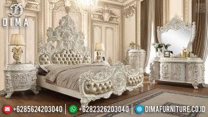 Tempat Tidur Mewah Ukiran 3D Furniture Jepara Luxury Royals Terbaru TTJ-0621