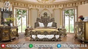 Tempat Tidur Ukir Mewah Elegant Luxury Carving Furniture Jepara High Class TTJ-0589
