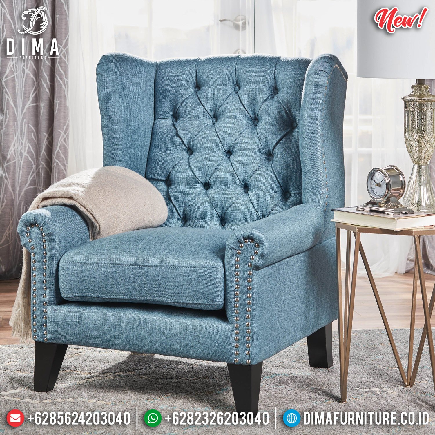 Desain Sofa Tamu Minimalist Single Seater Furniture Jepara Luxury TTJ-0892 Desain Sofa Tamu Minimalist Single Seater Furniture Jepara Luxury TTJ-0892