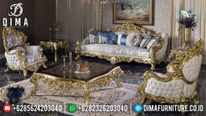 Jual Sofa Tamu Mewah Luxury Carving Golden Shine Best Quality Product TTJ-0929