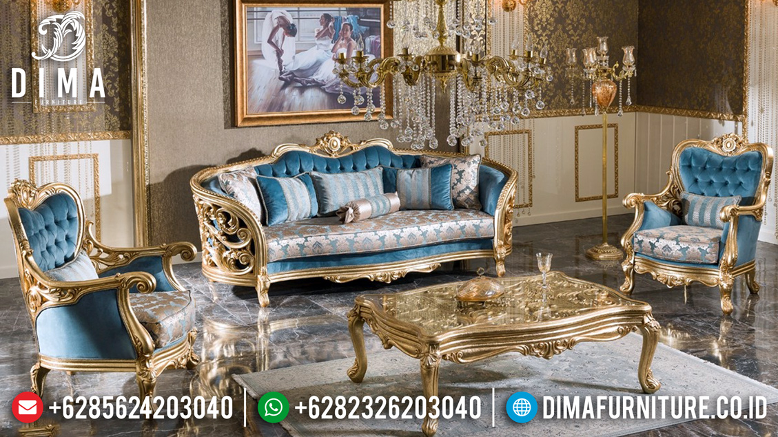 Sofa Tamu Mewah Charlotte Ukiran Luxury New Mebel Jepara Produk TTJ-0934