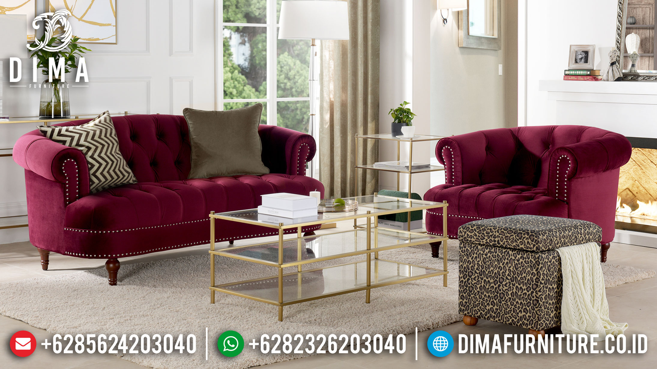 Sofa Tamu Modern Minimalis Elegant Design Mebel Jepara Murah Meriah TTJ-1222