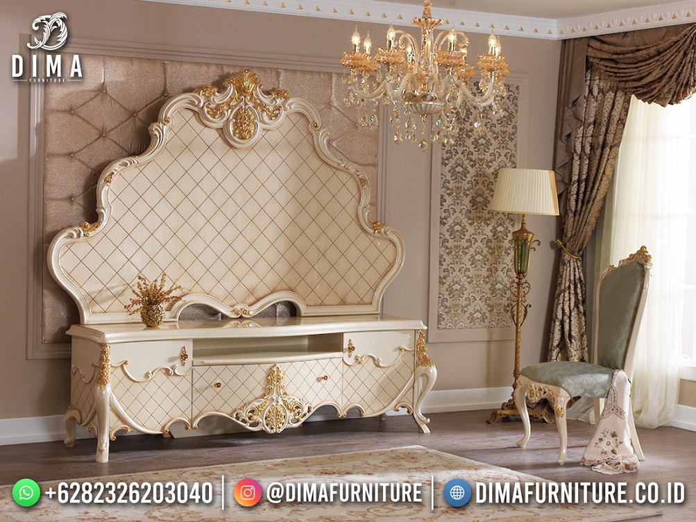 Beauty Alice Bufet TV Mewah Terbaru Best Furniture Jepara TTJ-2095