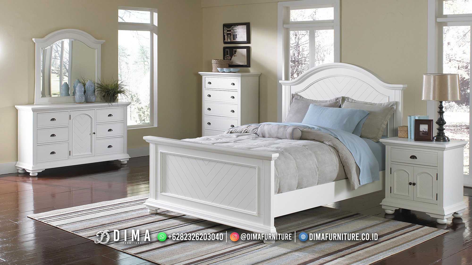 Sale Now Kamar Set Minimalis Dipan Tempat Tidur White Color Best Product TTJ-2306