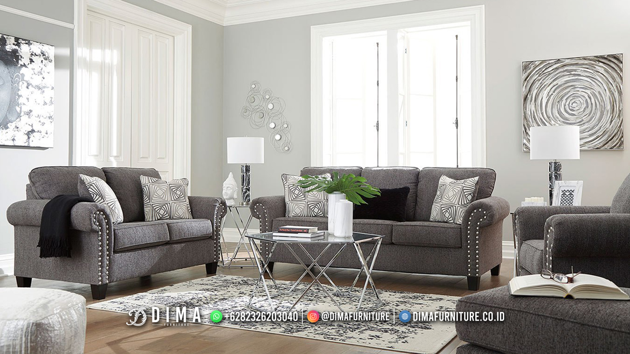 Model Kursi Ruang Tamu Sofa Minimalis Jati Jepara Top Quality TTJ-2428