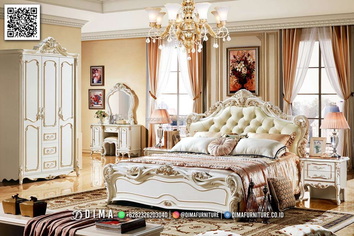 Beli Kamar Set Mewah Kota Jepara New Design 2024 TTJ2950